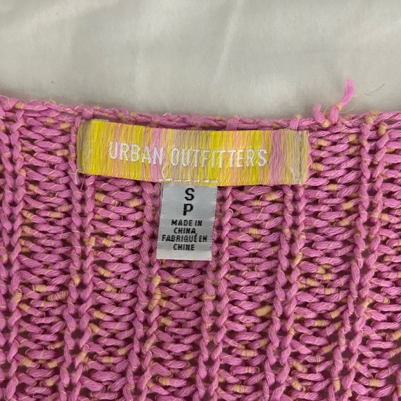 Urban Outfitters Pink Crop Sweater - Picture 2 of 3